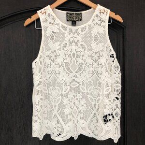 ANTHROPOLOGIE Lace Tank Top